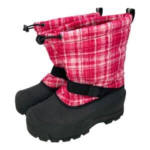Northside Kid Frosty Girls Weather Boot Pink Plaid Little Girl 3 Thermolite Snow